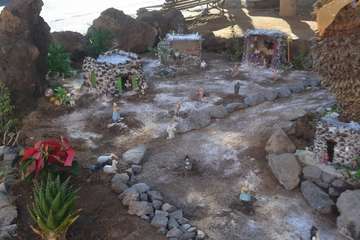 El belén del Patronato La Sal adentra a La Garita en la Navidad (Foto TA)